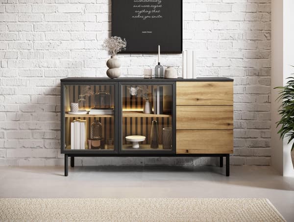 FURNLUX LIPASTO LANG TAMMI & MUSTA 150CM