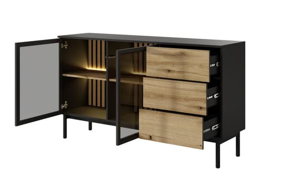 FURNLUX LIPASTO LANG TAMMI & MUSTA 150CM