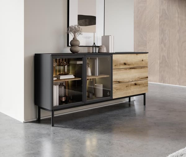 FURNLUX LIPASTO LANG TAMMI & MUSTA 180CM