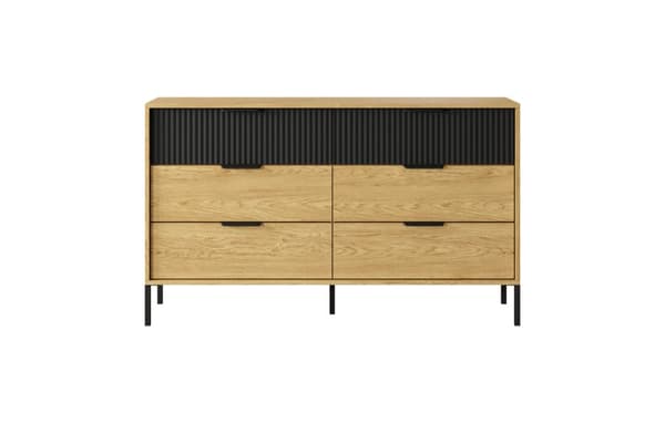 FURNLUX BYRÅ BALTIC BLACK 138CM