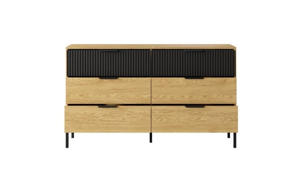 FURNLUX BYRÅ BALTIC BLACK 138CM