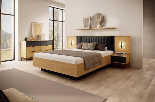 FURNLUX BYRÅ BALTIC BLACK 138CM