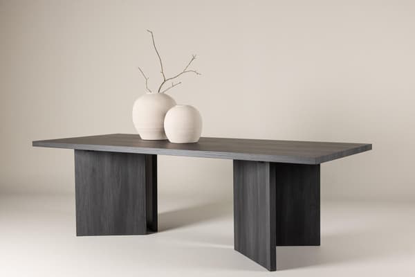 FURNLUX RUOKAPÖYTÄ BASSHOLMEN MUSTA 100CM
