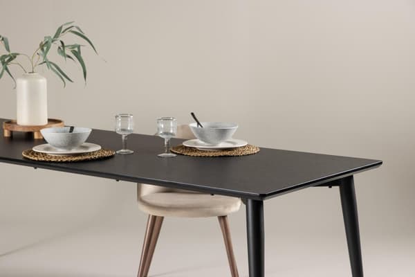FURNLUX MATBORD ELLIS SVART 85CM