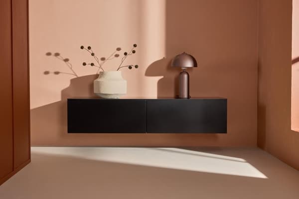 FURNLUX TV-BÄNK FRIHAMN SVART 160CM