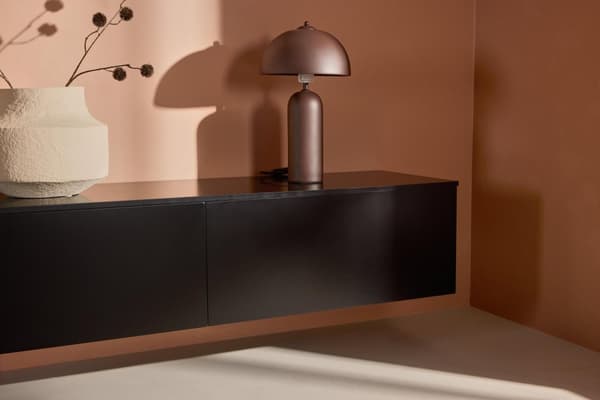 FURNLUX TV-BÄNK FRIHAMN SVART 160CM