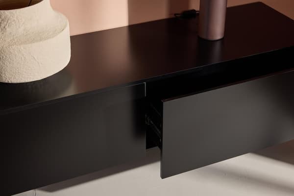 FURNLUX TV-BÄNK FRIHAMN SVART 160CM