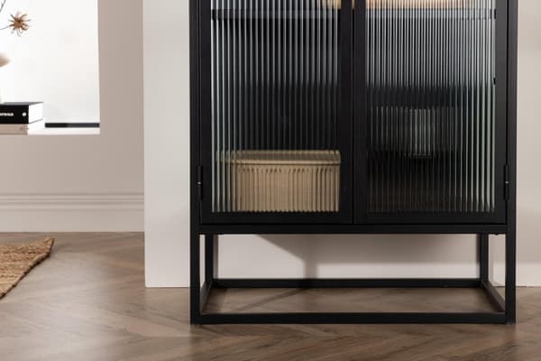 FURNLUX VITRIINI GARIS MUSTA 70CM