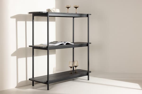 FURNLUX STÅENDE HYLLA HEIM SVART 120CM