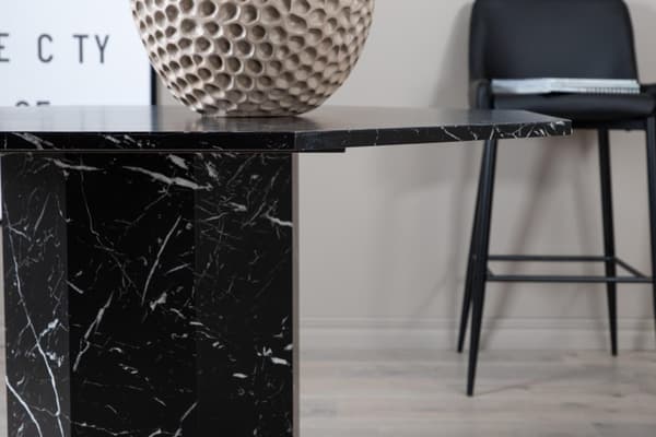 FURNLUX MATBORD MARBS MARMOR SVART 110CM
