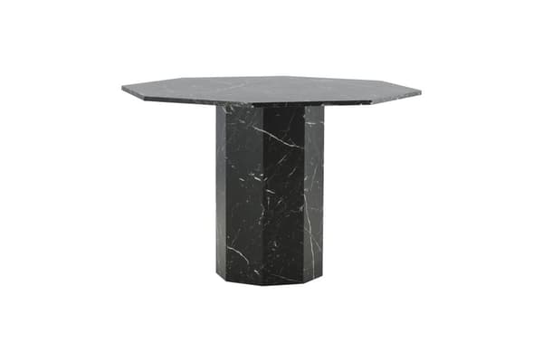 FURNLUX SPISEBORD MARBS MARMOR SORT 110CM