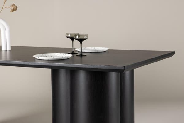 FURNLUX RUOKAPÖYTÄ OLIVIA MUSTA 100CM