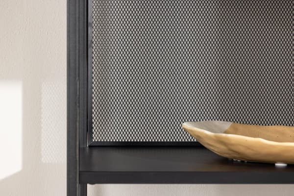 FURNLUX STÅENDE HYLLA SANTIAGO SVART 80CM