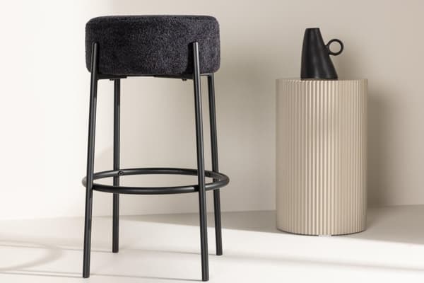 FURNLUX BAARIJAKKARA TUCSON MUSTA 50CM