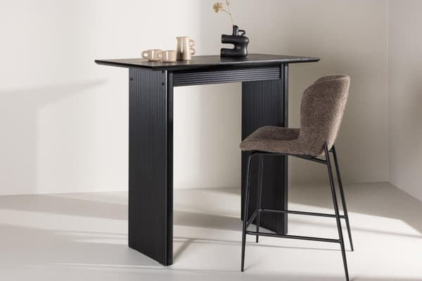 FURNLUX RUOKAPÖYTÄ VAIL MUSTA 120CM