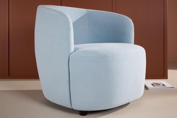 FURNLUX NOJATUOLI BOBBO SININEN & MUSTA 79CM