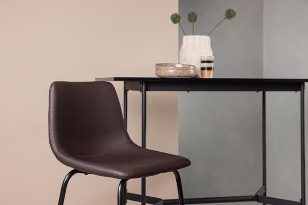 FURNLUX BARSTOL ALEXI BRUN & SVART 47CM