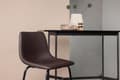 Miniatyrbild 5 av 9: FURNLUX BARSTOL ALEXI BRUN & SVART 47CM