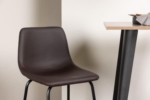 FURNLUX BARSTOL ALEXI BRUN & SVART 47CM