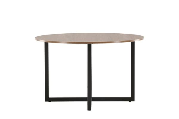 FURNLUX MATBORD DURANGO VALNÖT & SVART 120CM