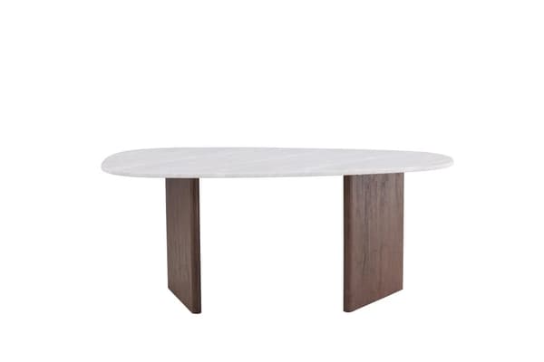 FURNLUX MATBORD GRONVIK VALNÖT & MARMORGRÅ 90CM