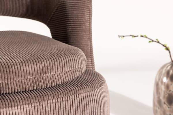 FURNLUX FÅTÖLJ LAUREL LJUSBRUN & SVART 69CM
