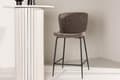 Miniatyrbillede 4 af 6: FURNLUX BARSTOL MODESTO BRUN & SORT 48CM