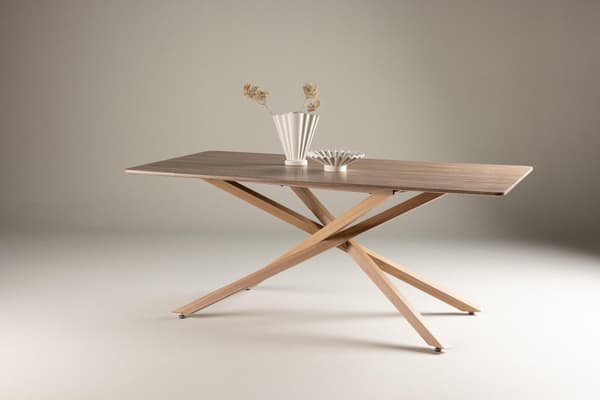 FURNLUX RUOKAPÖYTÄ PIAZZA PÄHKINÄ & TAMMI 90CM