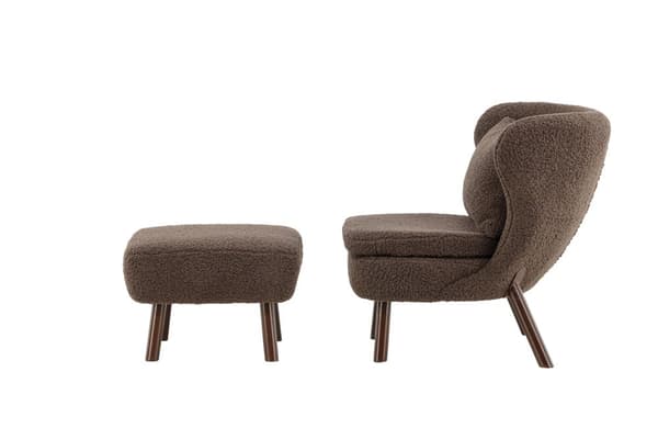 FURNLUX LÆNESTOL RYXO BRUN 61CM