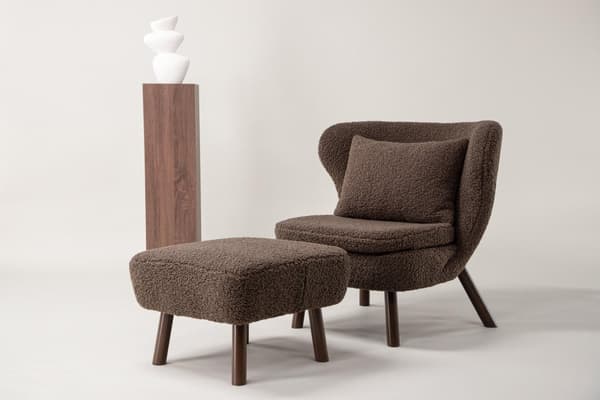FURNLUX LÆNESTOL RYXO BRUN 61CM