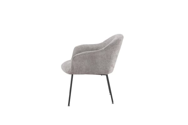 FURNLUX NOJATUOLI CATANIA HARMAA & MUSTA 85CM