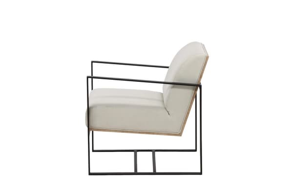 FURNLUX NOJATUOLI KANSAS HARMAA & MUSTA 70CM