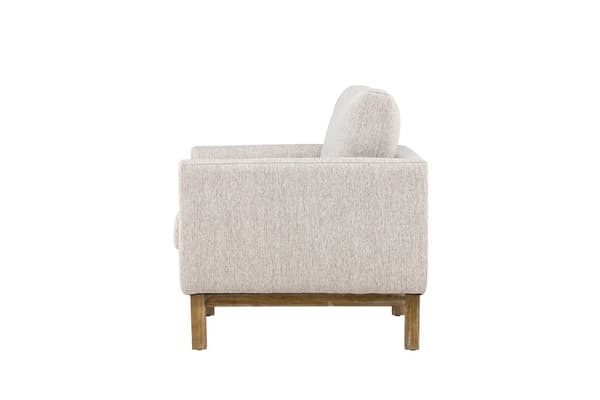 FURNLUX FÅTÖLJ OLYMPOS GRÅ & EK 109CM