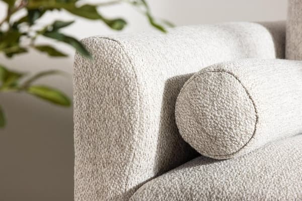 FURNLUX FÅTÖLJ OLYMPOS GRÅ & EK 109CM
