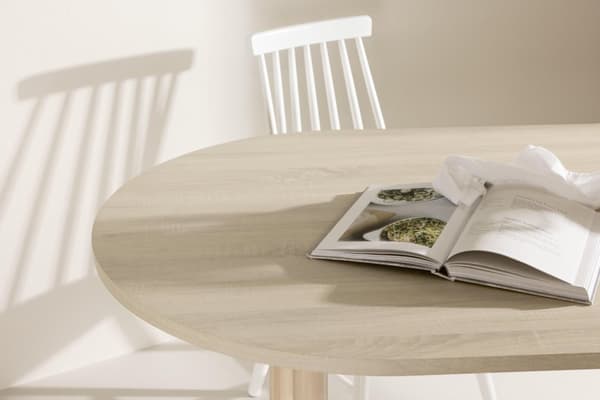 FURNLUX RUOKAPÖYTÄ ANDY BEIGE 90CM