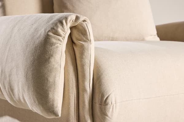 FURNLUX FÅTÖLJ MOLLOSUND BEIGE & EK 95CM