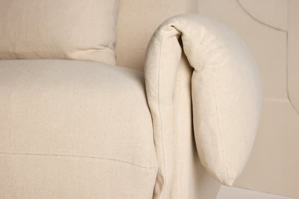 FURNLUX FÅTÖLJ MOLLOSUND BEIGE & EK 95CM