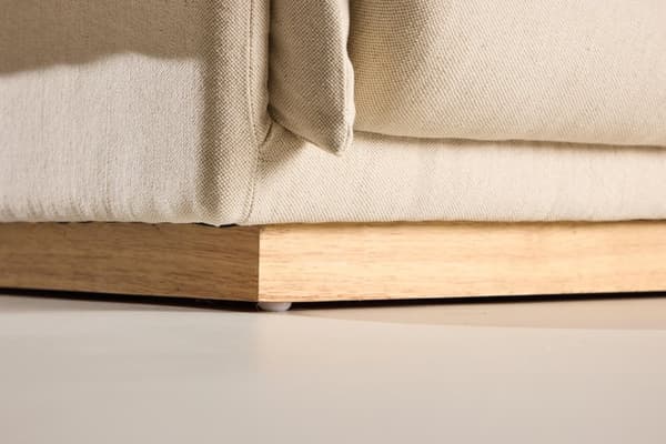 FURNLUX FÅTÖLJ MOLLOSUND BEIGE & EK 95CM