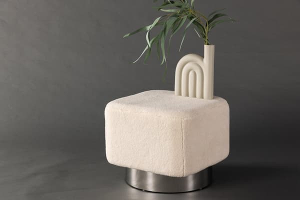 FURNLUX PUFF NEWTON BEIGE & HOPEA 45CM