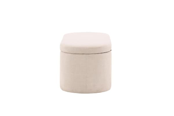 FURNLUX OTTOMAANI POTENZA BEIGE & MUSTA 130CM