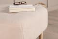 Miniatyrbillede 4 af 6: FURNLUX PUF SALINA BEIGE & EG 60CM