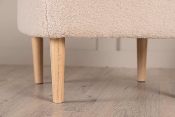 FURNLUX PUF SALINA BEIGE & EG 60CM