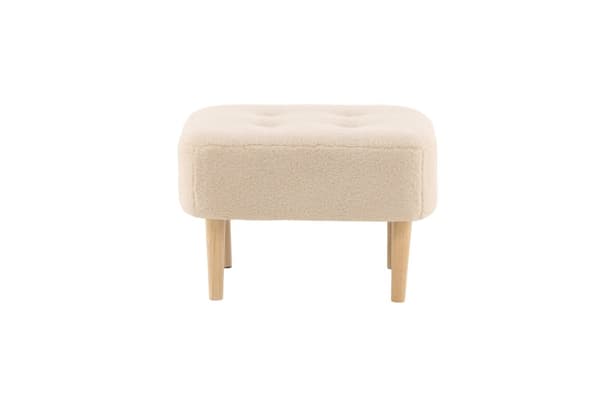 FURNLUX PUF SALINA BEIGE & EG 60CM