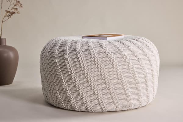 FURNLUX SITTPUFF TED BEIGE 60CM