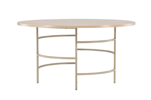 FURNLUX MATBORD COPENHAGEN EK & BEIGE 140CM