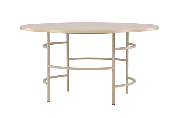 FURNLUX MATBORD COPENHAGEN EK & BEIGE 140CM