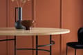 Miniatyrbild 5 av 7: FURNLUX MATBORD COPENHAGEN EK & SVART 140CM