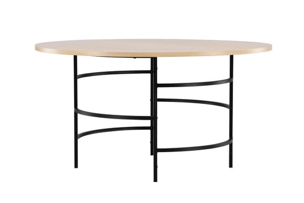 FURNLUX RUOKAPÖYTÄ COPENHAGEN TAMMI & MUSTA 140CM