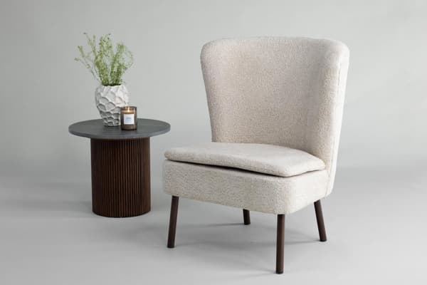 FURNLUX LÆNESTOL HALLSO BEIGE & BRUN 66CM