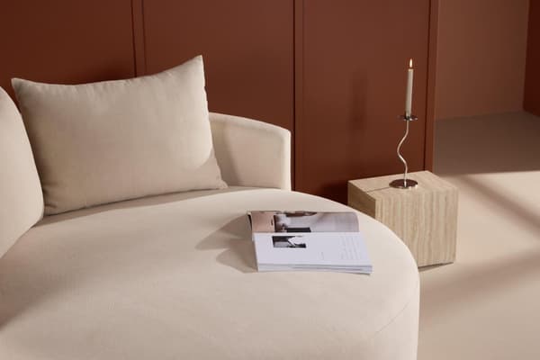 FURNLUX NOJATUOLI KELSO BEIGE & MUSTA 150CM
